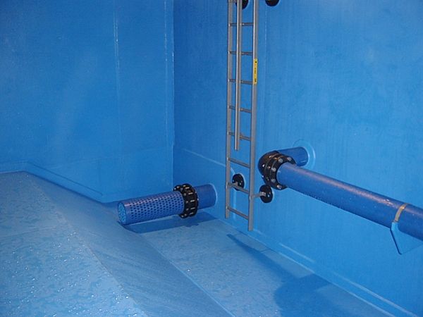 IKS Kunststoffbau Sanierung eines Trinkwasserbehälters durch PE-Kunststoffauskleidung
